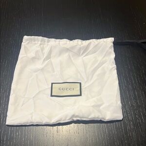 Gucci White Dust Bag